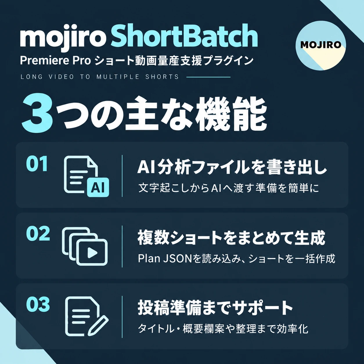 mojiro ShortBatch スクリーンショット 2